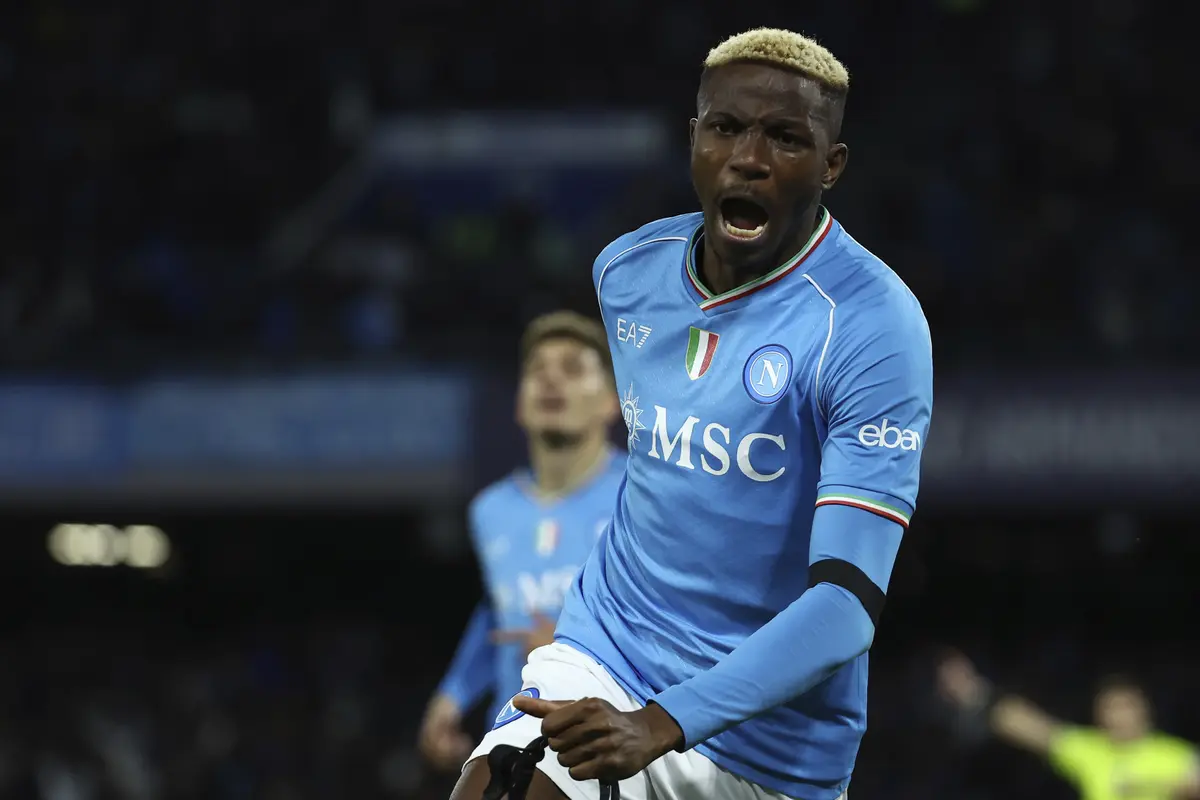 Pemain Napoli Victor Osimhen