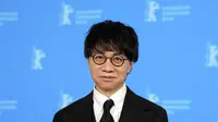 Makoto Shinkai dalam Berlinale 2023. (Soeren Stache/dpa via AP)