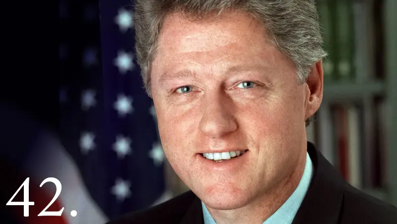 Bill Clinton adalah Presiden ke-42 Amerika Serikat 