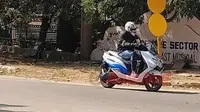 Suzuki Burgman Listrik Mulai Uji Jalan, Intip Bocorannya