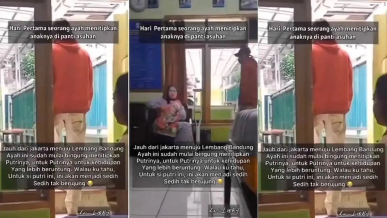 Viral Video TikTok Cerita Pilu Seorang Ayah Tinggalkan Anak Di Panti Asuhan