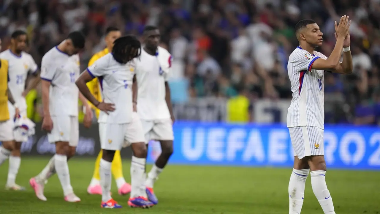 FOTO Prancis Terhenti di Semifinal Euro 2024