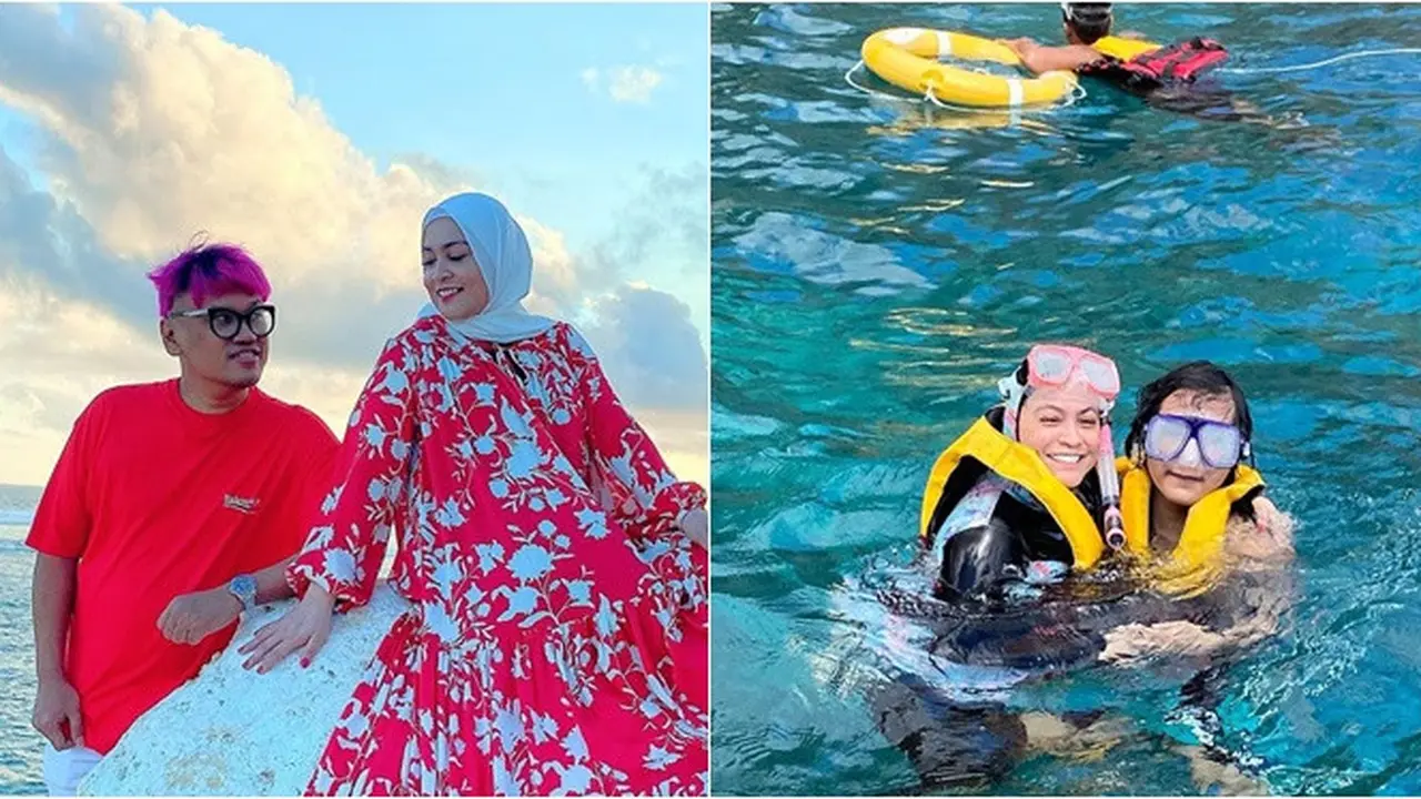 7 Momen Liburan Keluarga Uya Kuya di Bali, Sambil Syuting Video Klip Terbaru Cinta