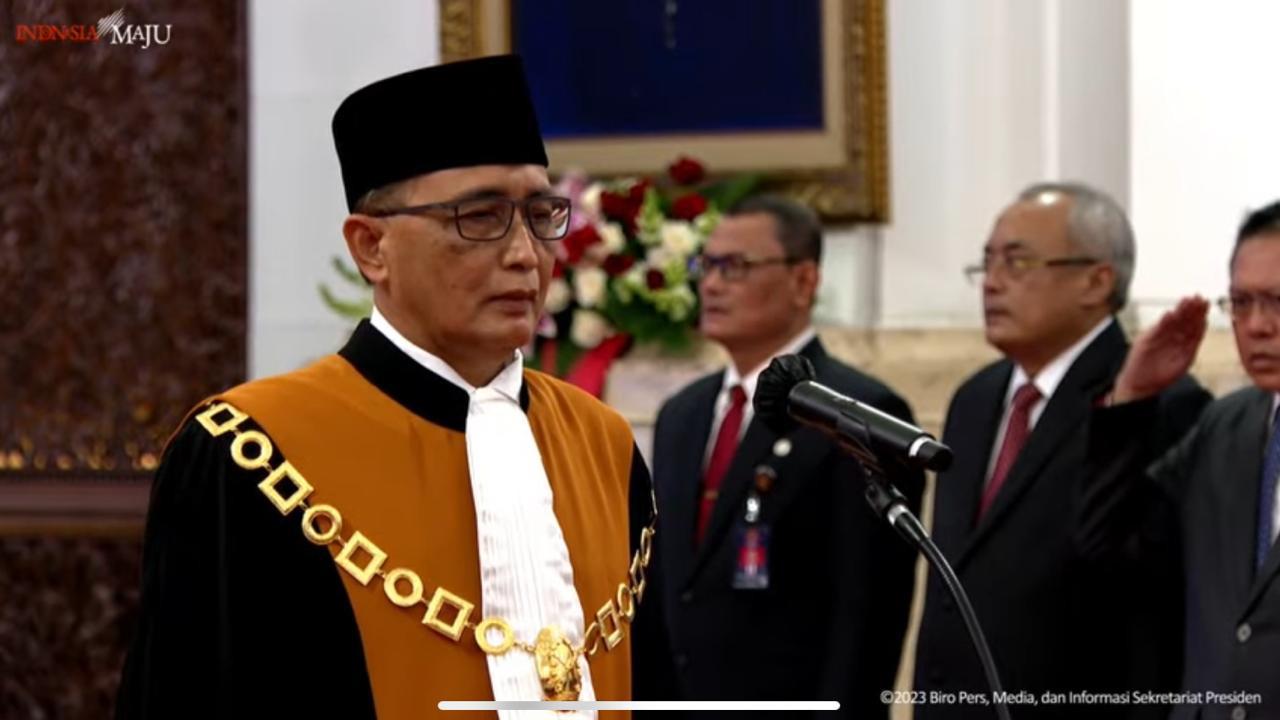 Presiden Jokowi Resmi Lantik Sunarto Sebagai Wakil Ketua MA Bidang Yudisial