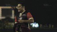 Aktor Said Bajuri ikut memeriahkan Grand Final Super Soccer Futsal Battle 2017 di Bintaro Xchange, Tangerang, Minggu (22/10/2017). Selebriti FC tampil melawan tim All Star. (Bola.com/Vitalis Yogi Trisna)