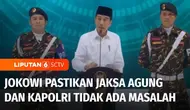 Jaksa Agung, Burhanuddin dan Kapolri, Listyo Sigit bertemu di Istana Merdeka, Jakarta, di tengah isu Jaksa Muda Tindak Pidana Khusus, Jampidsus diikuti anggota Densus 88. Presiden Jokowi menyatakan sudah memanggil Kapolri dan Jaksa Agung.