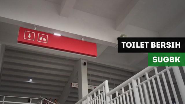 Berita video laporan vlog Bola.com suasana fasilitas toilet umum di kawasan SUGBK jelang final Piala Presiden 2018, Persija Jakarta vs Bali United, di Stadion Utama Gelora Bung Karno, Sabtu (17/2/2018).