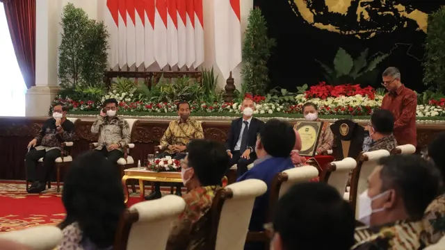 Presiden Joko Widodo dan Menteri Pertanian Syahrul Yasin Limpo