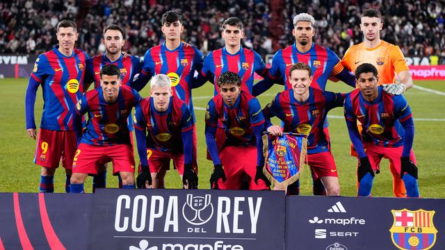 Starting XI Barcelona menghadapi Albacete di perempat final Copa del Rey di Estadio Carlos Belmonte, Rabu (04/02/2026) dini hari WIB.