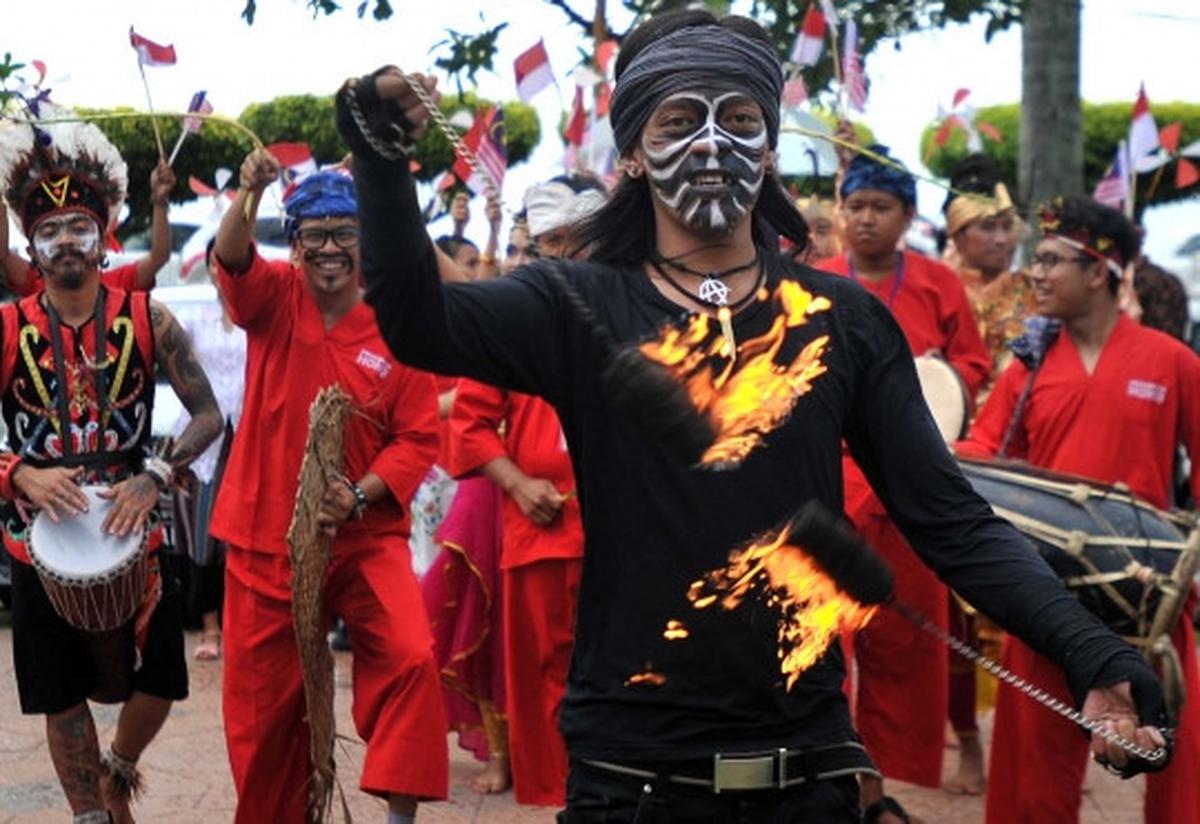 Kemeriahan pembukaan Indonesia Festival 2015 di Penang