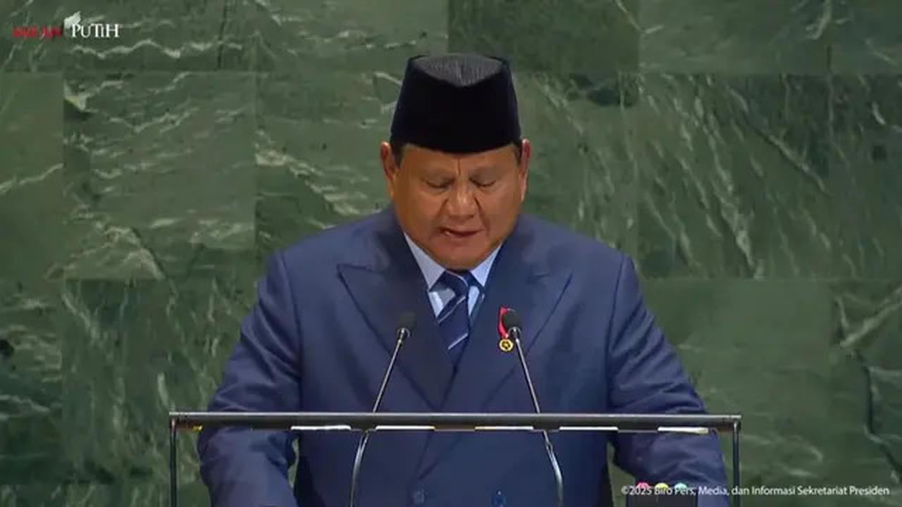 Sidang Umum PBB, Prabowo Pamer RI Capai Swasembada Beras dan Ekspor ke Palestina