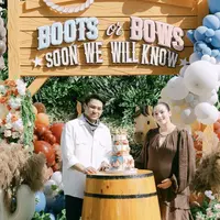 Chelsea Islan saat Gender Reveal Bertema Rodeo. [@chelseaislan]