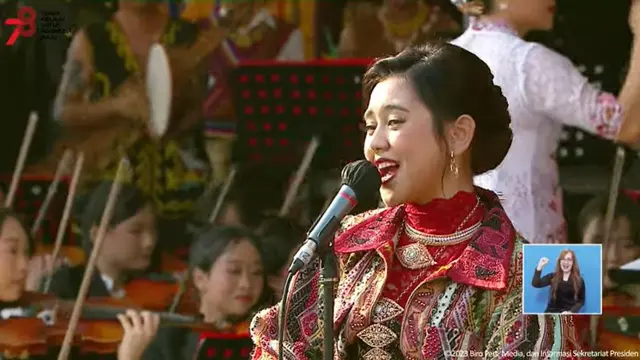 Ziva Magnolya Hibur Peserta Upacara HUT ke-78 RI di Istana Merdeka, Kenakan Perhiasan Seharga Rumah