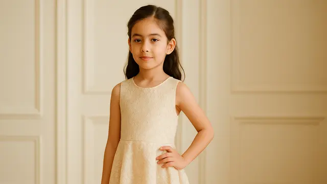 Model Baju Brokat Anak Perempuan