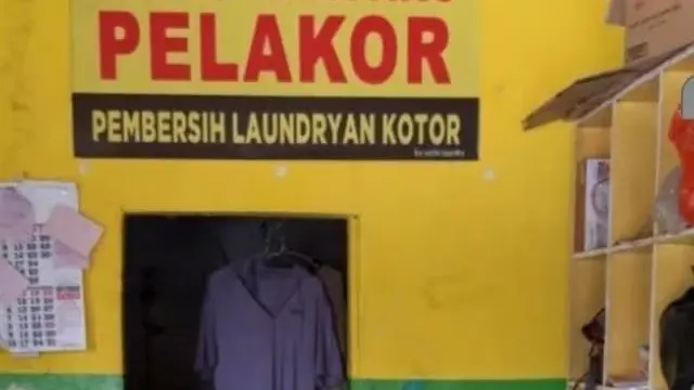 6 Tulisan 'Pelakor' Sebagai Nama Usaha Ini Bikin Salah Fokus