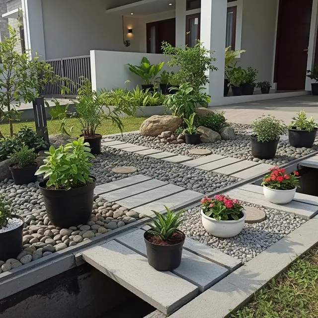 9 Kebun Mini di Atas Selokan yang Ditutup Rapi, Inovasi Ruang Hijau