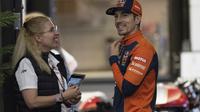 Pembalap Red Bull KTM Tech3, Maverick Vinales (kanan). (Mirco Lazzari gp / GETTY IMAGES NORTH AMERICA / Getty Images via AFP)