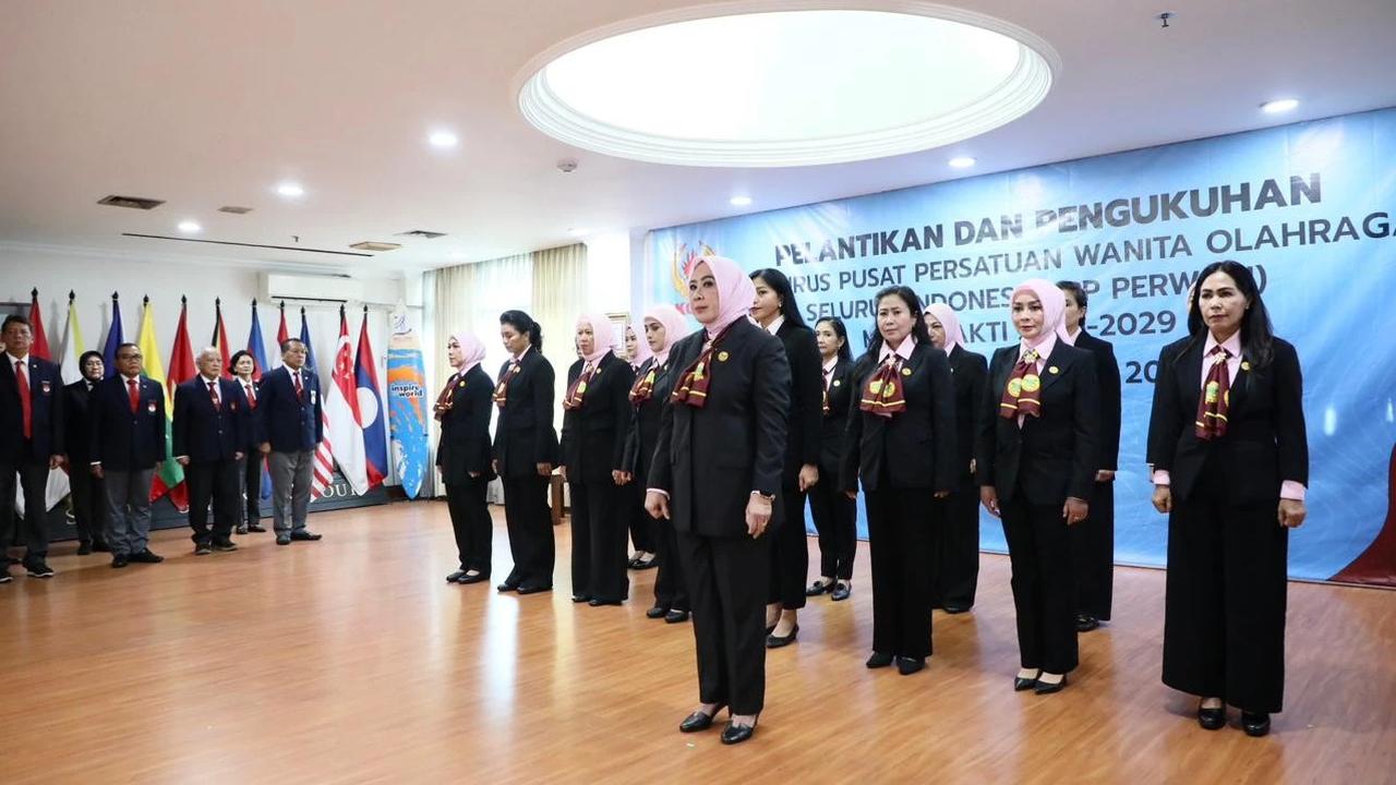 Tri Tito Karnavian Dilantik Jadi Ketua Perwosi