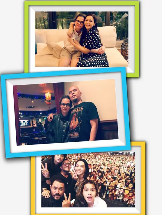 "Tahun baru yang sempurna, quality time bersama Ayah, liburan ke Bali bersama Bunda dan Keluarga, kerja manggung bersama sahabat-sahabat, Sempurna. Terima kasih, Tuhan." tulis Dul. (Instagram/duljaelani)