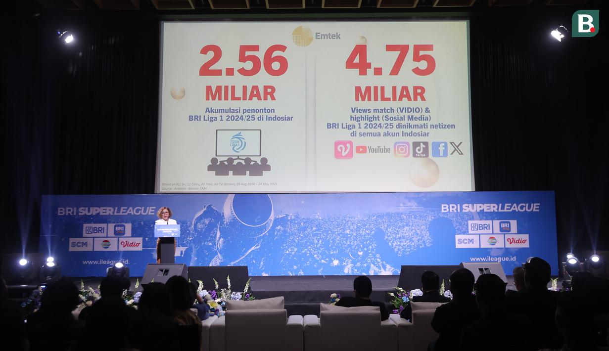 Sebanyak 306 pertandingan kasta tertinggi Liga Indonesia tersebut bakal disiarkan di Indosiar, Vidio, Nex, dan juga Sin Po TV. (Bola.com/M Iqbal Ichsan)