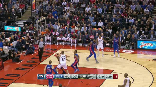 Berita video game recap NBA 2017-2018 antara Toronto Raptors melawan Detroit Pistons dengan skor 123-94.