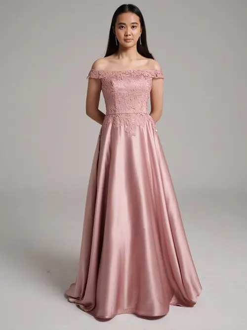dress satin brokat 11 Model Dress Brokat Satin Mewah yang Memukau di 2025, Tampil Stunning di  Berbagai Acara