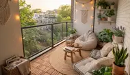 9 Ide Sudut Santai di Balkon Rumah yang Estetik dan Nyaman, Jadi Tempat Favorit untuk Nongkrong