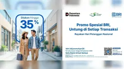 Apresiasi Nasabah di Hari Pelanggan Nasional 2026, BRI Hadirkan Promo di Berbagai Merchant