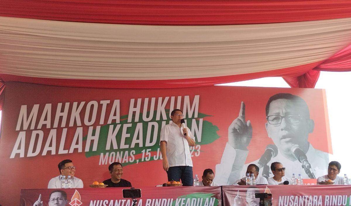 Ia juga mengaku tidak memusingkan bagi pihak-pihak yang menagih janji akan dirinya digantung di Monas.