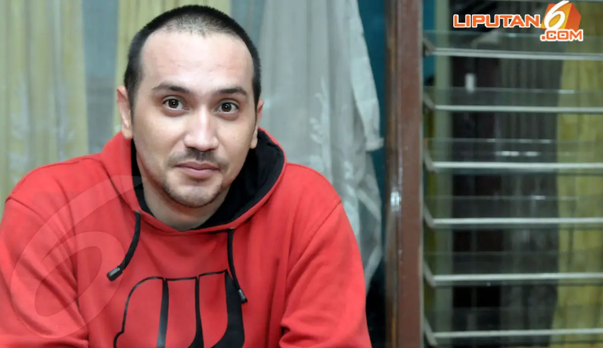 Gary Iskak rupanya tak setuju jika buah hatinya, Muhammad Adilla Rafisya Iskak mengikuti jejaknya, Jakarta, Senin (21/4/2014) (Liputan6.com/Panji Diksana).