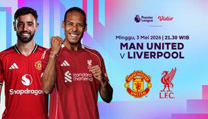 Live Streaming Man United vs Liverpool di Vidio. (Sumber: dok. Vidio)