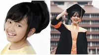 Potret Jebolan Idola Cilik 1 saat Wisuda. (Sumber: Instagram/zahradamariva)