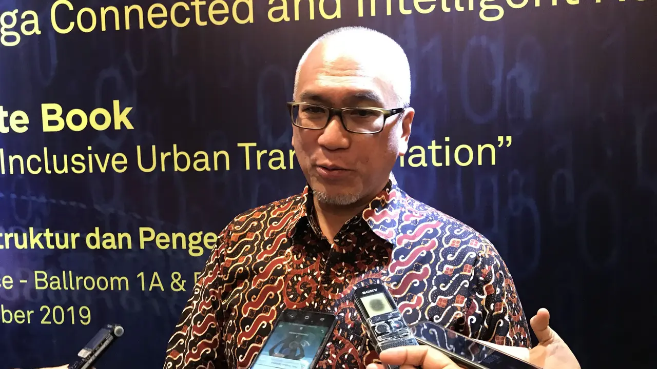 Deputi Bidang Koordiansi Percepatan Infrastruktur dan Pengembangan Wilayah Kemenko Perekonomian, Wahyu Utomo. (Yayu/Merdeka.com)