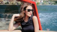 Potret bulan madu Aaliyah Massaid dan Thoriq Halilintar di Italia (sumber: Instagram/aaliyah.massaid)
