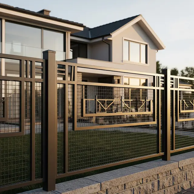 Desain Pagar Rumah Anti Ular Menggunakan Besi dan Kawat Rapat