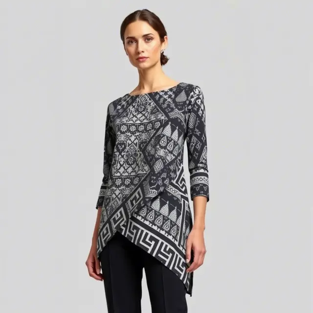 Model Baju Batik Tunik untuk Kerja