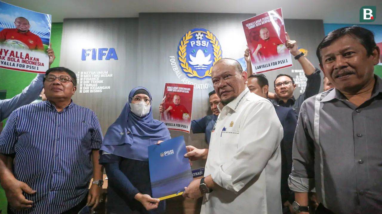 Pendaftaran dan Penyerahan Berkas Bakal Calon Ketua Umum PSSI, AA LaNyalla Mahmud Mattalitti
