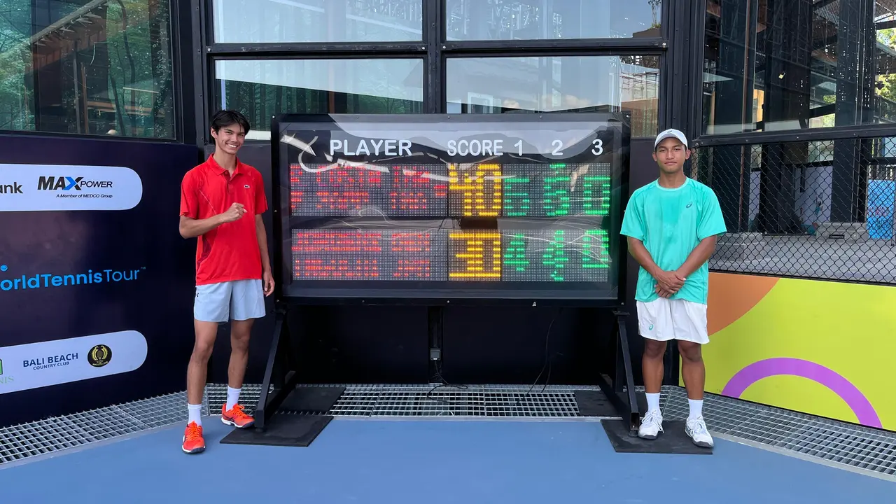 Rafalentino/Ethan Lolos ke Final ITF World Tennis Tour M-15
