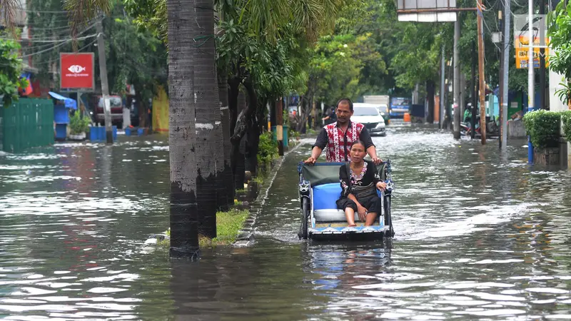 Banjir di Green Garden dan Jelambar Jakarta Barat