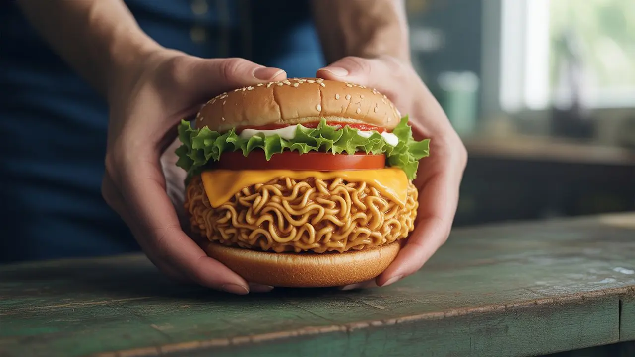 Resep Burger Mie