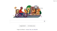  Tradisi Mudik Lebaran Indonesia Jadi Google Doodle Hari Ini
