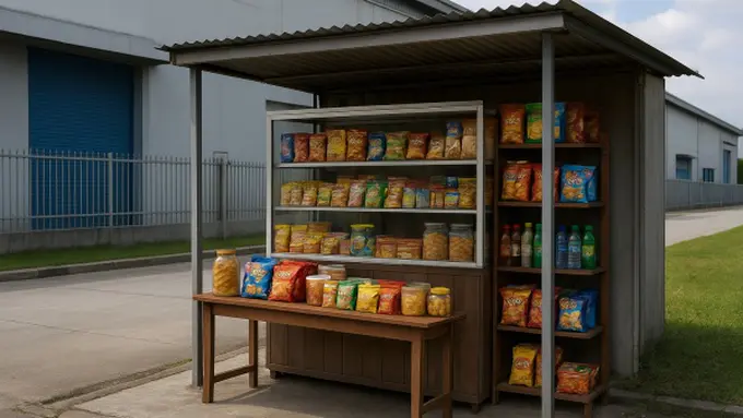 Konsep Jajanan Rumah di Dekat Pabrik/ChatGPT