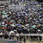 Demonstrasi Hong Kong (20/10). (Source: AP/Mark Schiefelbein)