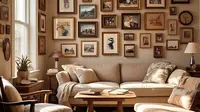Inspirasi Gambar Dinding untuk Ruang Tamu Kecil Tapi Mewah
