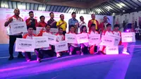 Para atlet dan ofisial Wushu yang meraih medali di SEA Games 2019 mendapatkan bonus dari PB WI (istimewa)