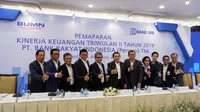 Pemaparan Kinerja Keuangan Triwulan II Tahun 2019 PT Bank Rakyat Indonesia (Persero) Tbk di Gedung BRI 1 - Lantai 21, Jakarta, Rabu (14/8).