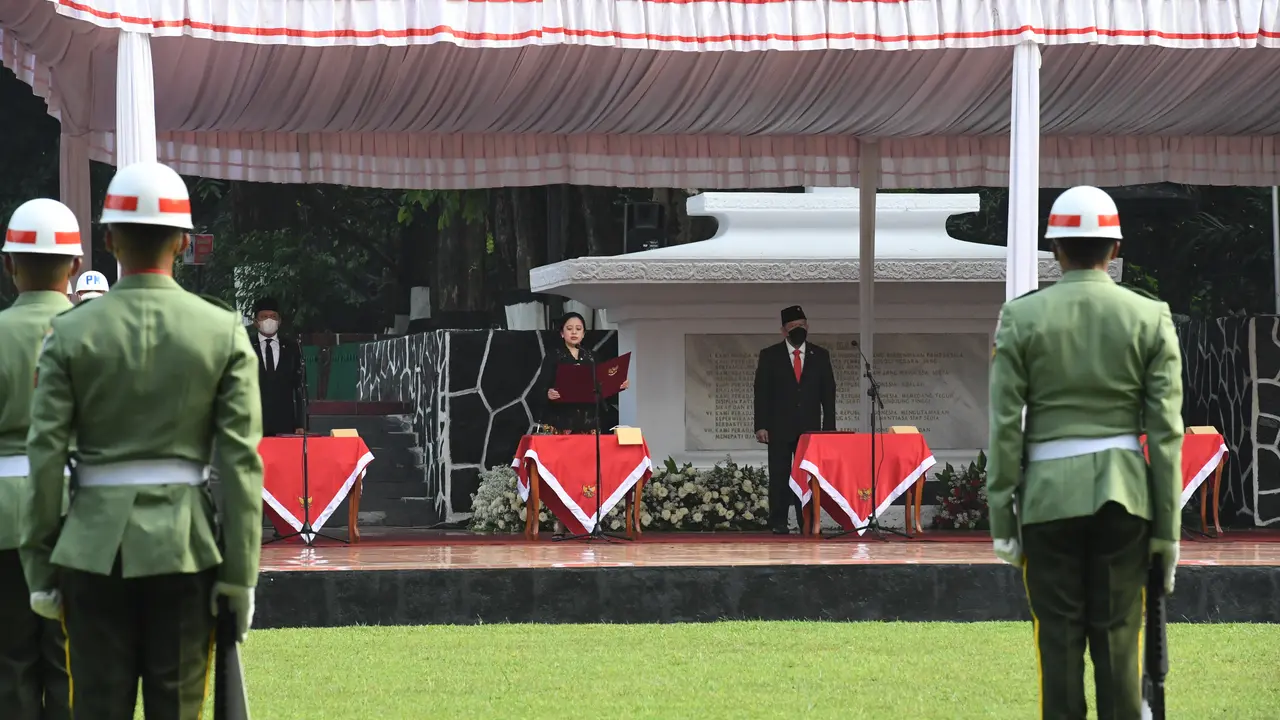 Puan Bacakan Ikrar di Upacara Peringatan Hari Kesaktian Pancasila