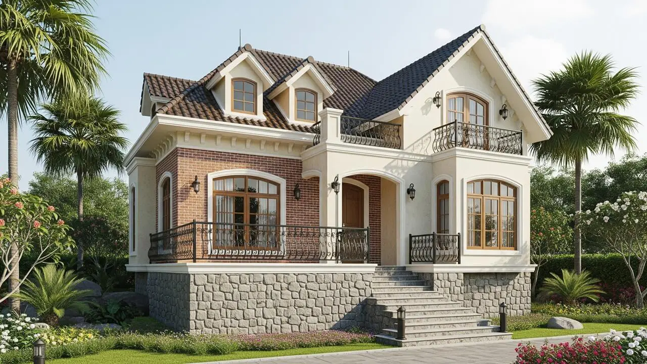 Desain Rumah Kecil 2 Lantai Anti Banjir