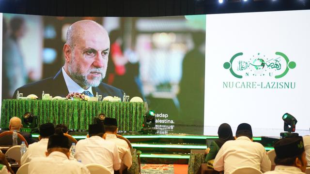 Rapat Kerja Nasional (Rakernas) NU Care-LAZISNU 2024 di Jakarta, Jumat (6/9/2024) dengan tema "Stand for Palestine: Indonesia, Nahdlatul Ulama, and Solidarity for Palestine” (Istimewa)