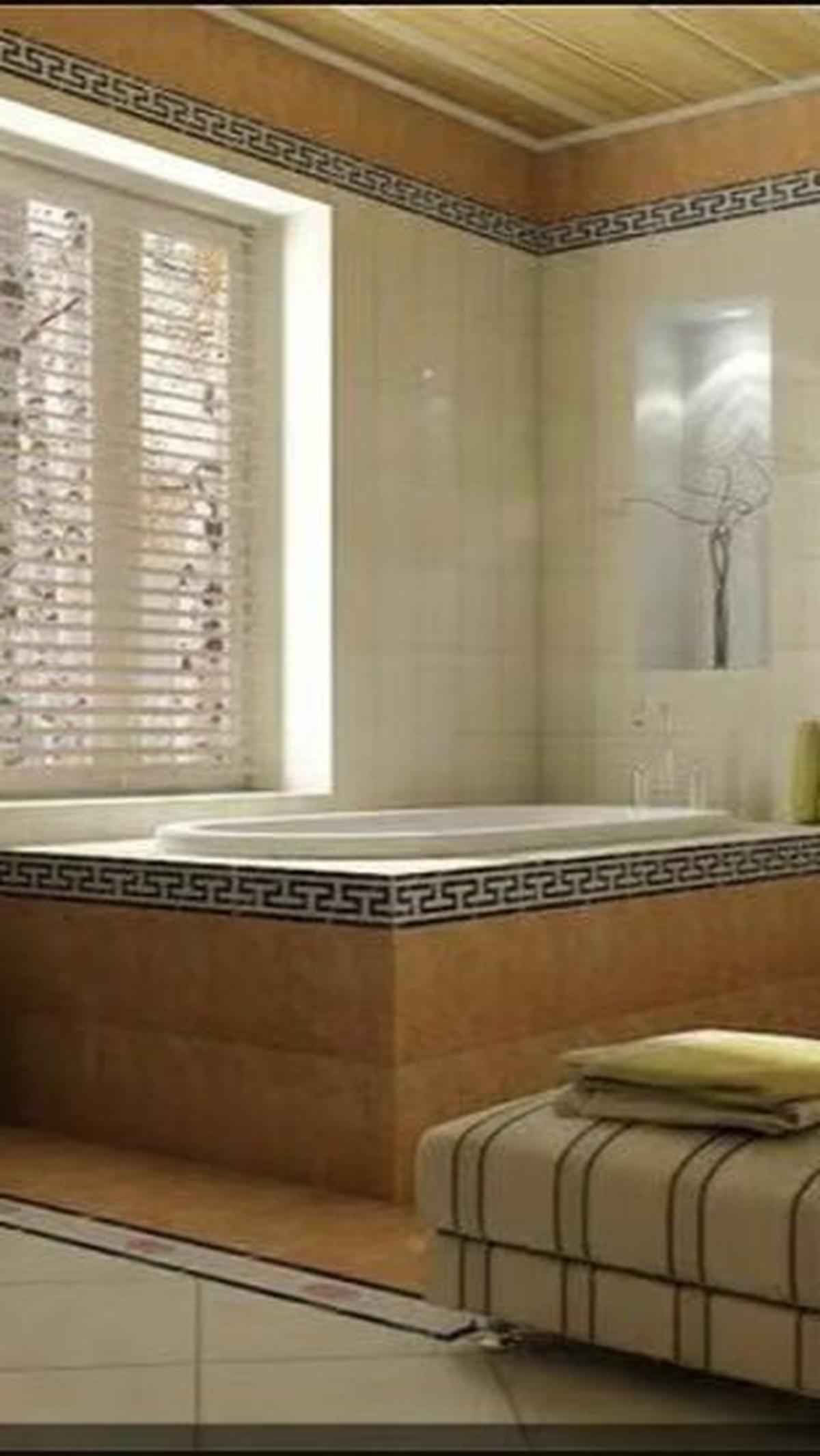 1. Kamar Mandi Mediterania dengan Bathup<br>